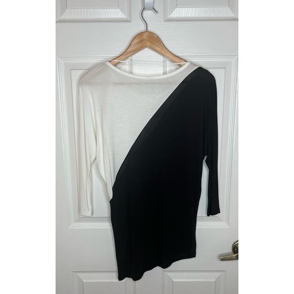 NWT NEW I.N.C. International Concepts Black and White Diagonal Shirt Size XS - Picture 5 of 7